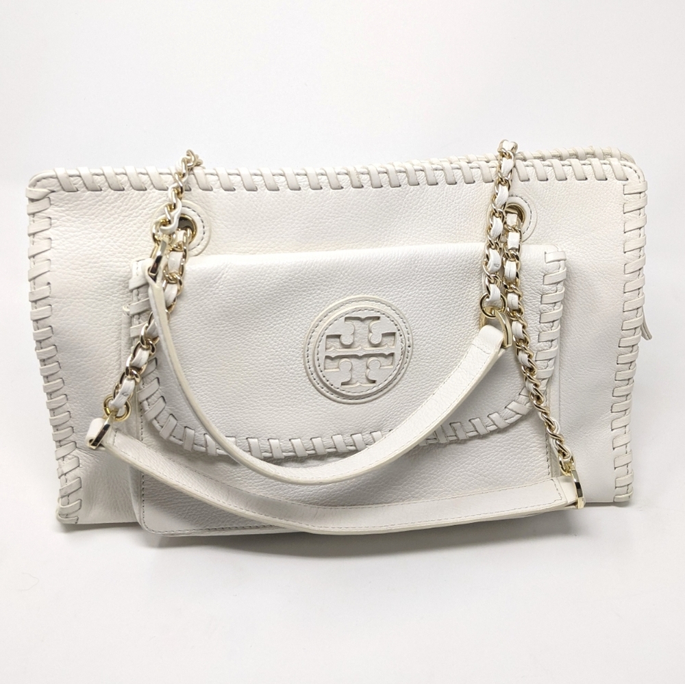 🦄 RARE🎉HPx4🎉 Tory Burch Marion Bag Shoulder Chain Tote 🎉🦄Rare! LIMITED ED! - Picture 15 of 16
